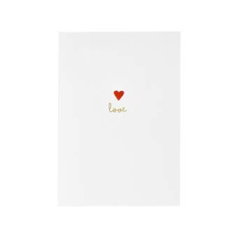 Herzchenkarte "Love" 