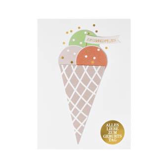 Eiskarte "Alles Liebe zum Geburtstag" 