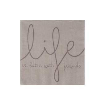 Lunchservietten "Life is better with ..." 