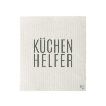 Schöne Worte. Schwammtuch. Set aus 2 "Küchenhelfer" 