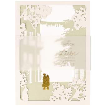 Blütenstadt Karte "Ein Hoch auf die Liebe" 