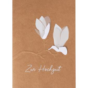 Sanfter Frühling Karte "Zur Hochzeit" 