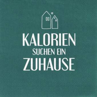 Lunchservietten "Kalorien suchen ein Zuhause" 
