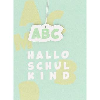 Minikarte "Hallo Schulkind" 