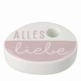Geburtstag. Wunschkerze "Alles Liebe" 
