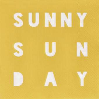 Lunchservietten "Sunny Sunday" 
