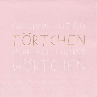 Cocktailservietten "Törtchen" 