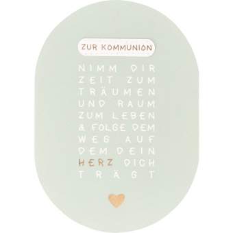 Glaubensfreude. Karte "Kommunion" 