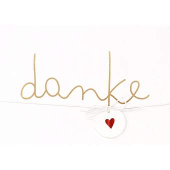 Schleifchenkarte "Danke" 