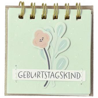 Geburtstag. Kleine Botschaften "Geburtstagskind" 
