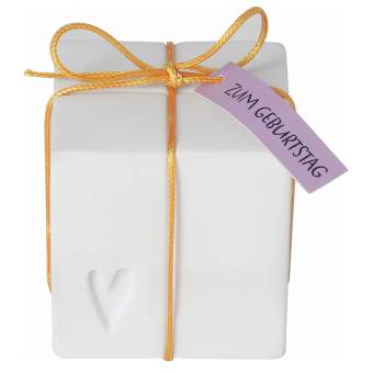 Geburtstag. LED Lichtbotschaft "Geschenk" 