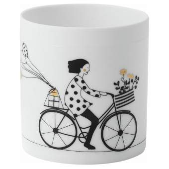 Hobby. Teelichthalter "Radfahren" 