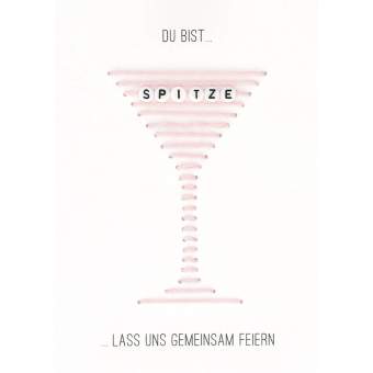 Fadenfreudekarten "Du bist spitze" 
