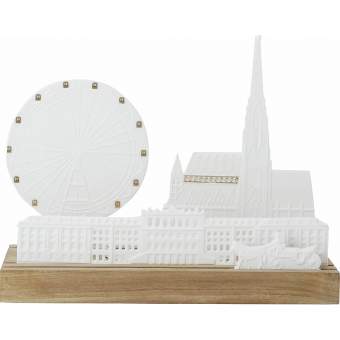 Lichtobjekt. Stadt. "Stadtsilhouette Wien" 