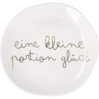 Mix & Match. Kleiner Teller "Eine kleine Portion ..." 