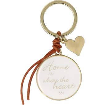 Kleiner Gruß. Schlüsselanhänger "Home is" 