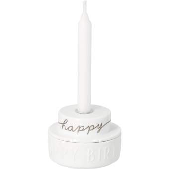 Kleiner Gruß. Lichttörtchen "Happy Happy Birthday" 