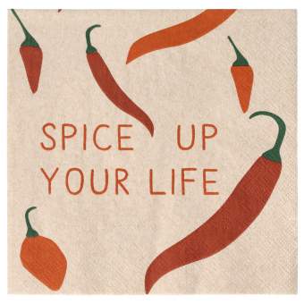 Lunchserviette "Spice up your life" 