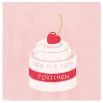 Cocktailserviette "Her mit ..." 