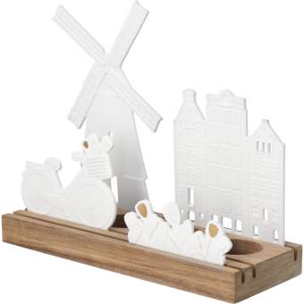 Stadtgeflüster. Lichtobjekt "Landsilhouette Niederlande" 