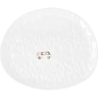 Bildergeschichten Fernweh. Teller "Fahrt ins Grüne" 