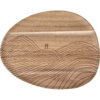 Bildergeschichten. Tablett "Fernweh" 