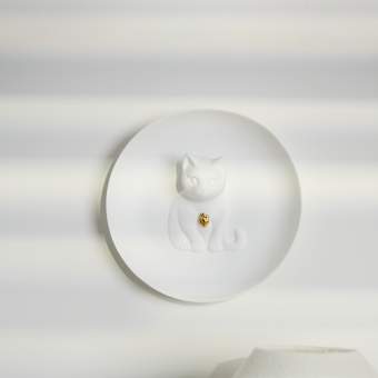 Trevoly. Wandteller "Kätzchen" 