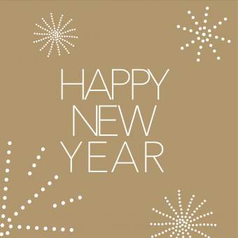 Servietten "Happy new Year" 