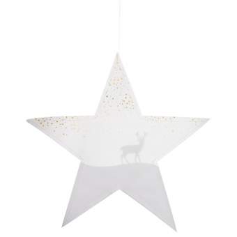 Wintersterne 2er Set "Hirsch / Wald" 