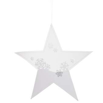 Wintersterne 2er Set "Schneeflocken" 
