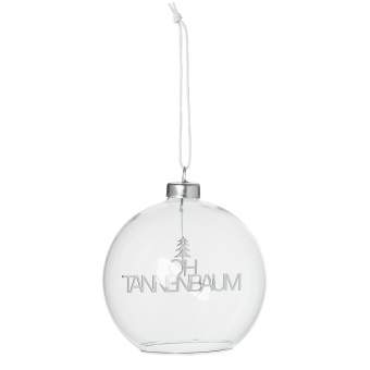 Weihnachtsbaumkugel "Oh Tannenbaum" 