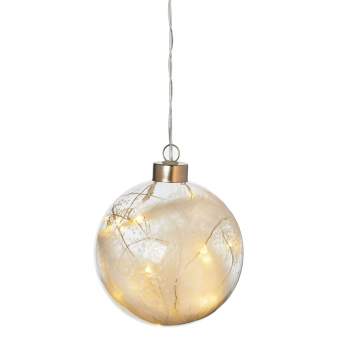 Lichtkugel "klein, Federn" 