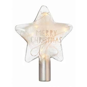 Christbaumspitze "Merry Christmas" 