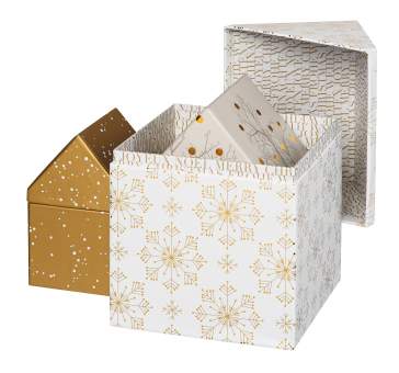 Hausschachteln "3er Set" 