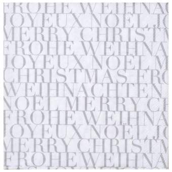 Weihnachtsservietten "Frohe Weihnachten" 