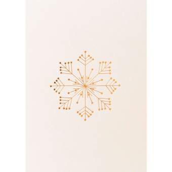 Weihnachtspostkarte "Schneeflocke" 