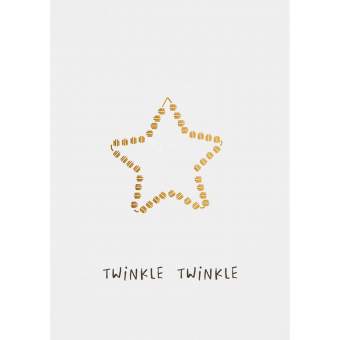 Weihnachts Illustration Postkarte "Twinkel Twinkle" 