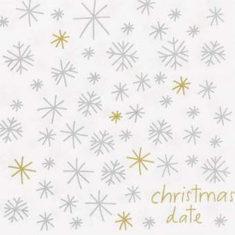 Lunchservietten "Christmas date" 