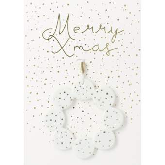 Anhänger. Grußanhänger "Merry Xmas" 