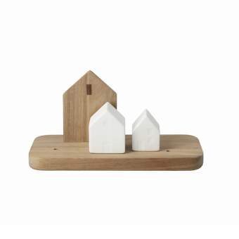 Weihnachtslandschaft. Häuser "22x10x11,5cm" 