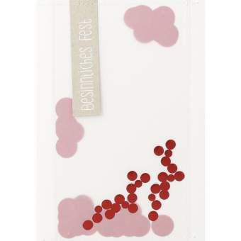 Weihnachtstütchen Karte "Besinnliches Fest" 