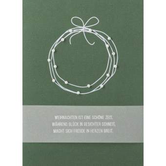 Perlenkarte "Schöne Zeit" 