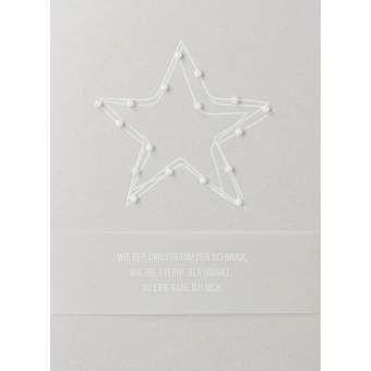 Perlenkarte "So lieb hab ich dich" 