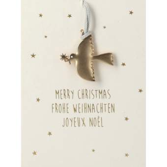 Mini-Ornament Karte "Vogel" 