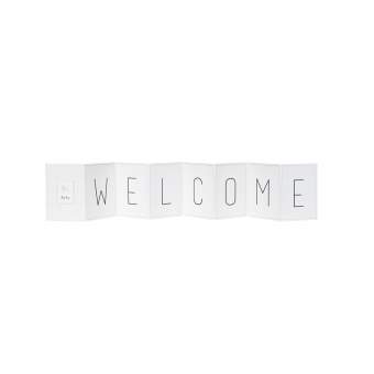 Leporellokarte "Welcome" 