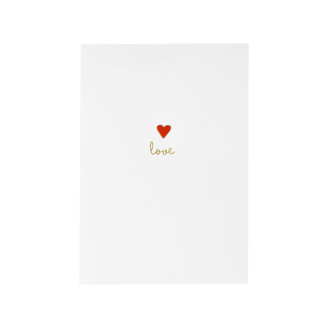 Herzchenkarte "Love" 