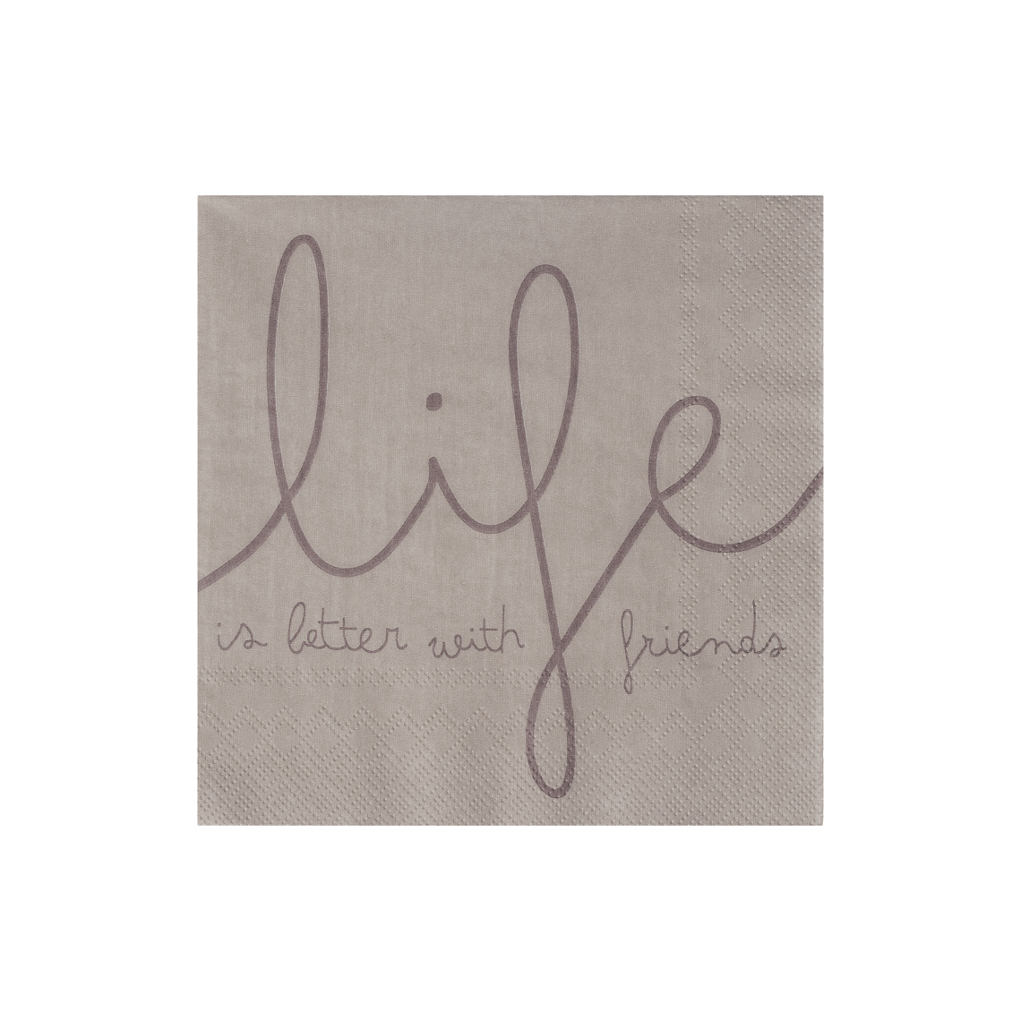 Lunchservietten "Life is better with ..." 