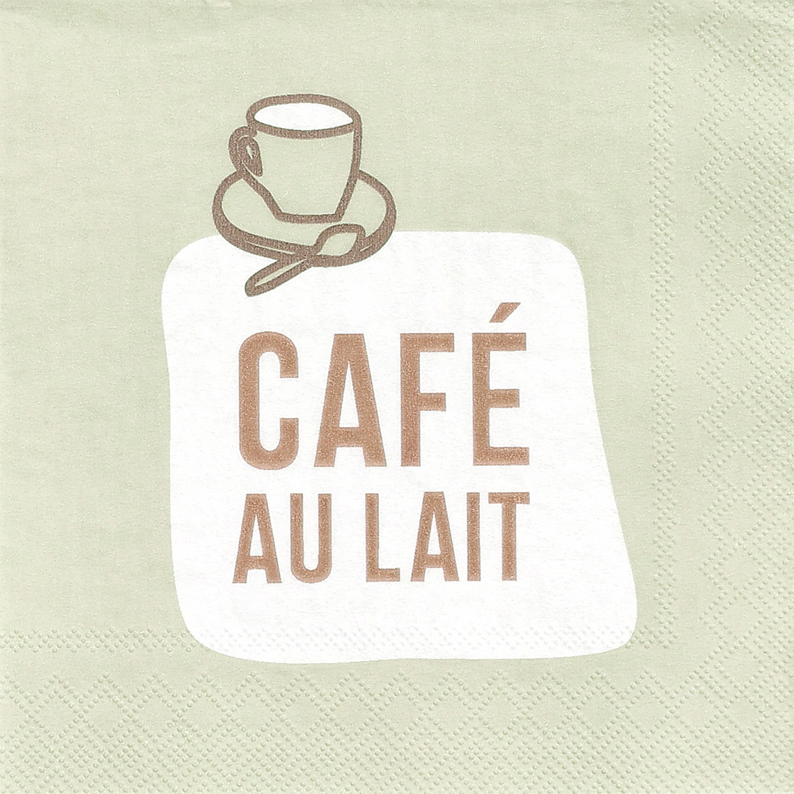 Cocktailservietten "Café au lait" 