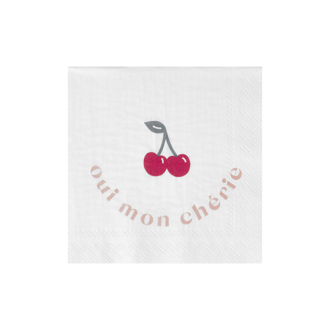 Cocktailservietten "Oui mon chérie" 