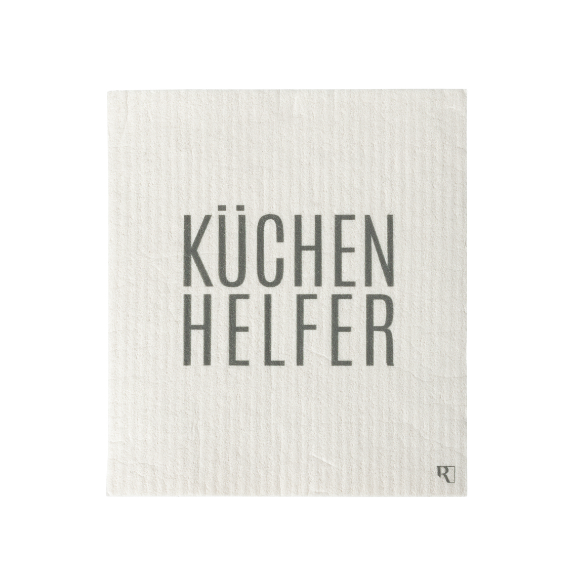 Schöne Worte. Schwammtuch. Set aus 2 "Küchenhelfer" 
